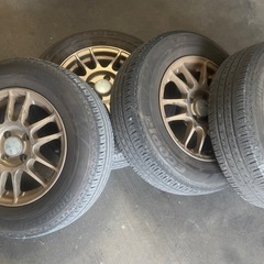 ★ブリヂストン　185/70R14 ENKEI　ホイール　E12...