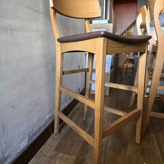 木製カウンターチェア③