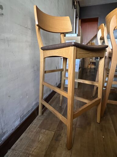 木製カウンターチェア⑦
