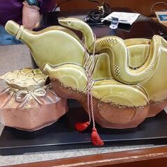 しがらき焼　干支　蛇の画像