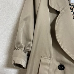 Marbleeコート 軽量 裏地水玉　Mサイズ　9-11号の画像