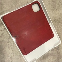新品　iPhone13 ケース 手帳型 レッド　iPhoneケースの画像