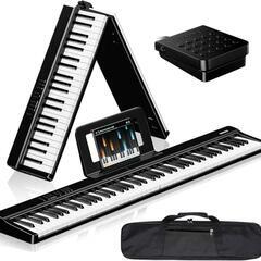 ✨新品✨電子ピアノ 88鍵盤 折り畳み タッチレスポンス キーボ...
