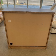 K2502-001 カウンターキャビネット ガラス扉 キズ汚れ有りの画像