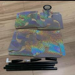 【未使用品】鳥よけ　キラキラ　外　田んぼ　虫除け　外作業の画像