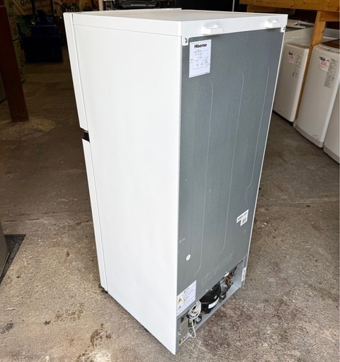 札幌市内配送可 【6ヵ月保証付き】 美品 20年製 Hisense ハイセンス 120L 2ドア冷蔵庫 HR-B1202 右開き ②
