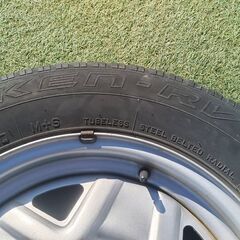 【中古】SUZUKI/スズキ/ジムニー/鉄チン/スチールホイール/16インチ/FALKEN/1本の画像