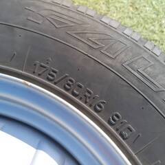 【中古】SUZUKI/スズキ/ジムニー/鉄チン/スチールホイール/16インチ/FALKEN/1本の画像