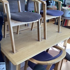 美原店　ダイニングセット　大川家具の画像