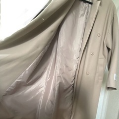5 ZIP FIVE コート Mサイズ　秋冬春　ダウンジャケット ベージュ  ビジネスなど ロングコート メンズの画像