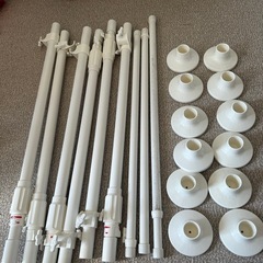 押し入れ 突っ張り棒 3点セットの画像