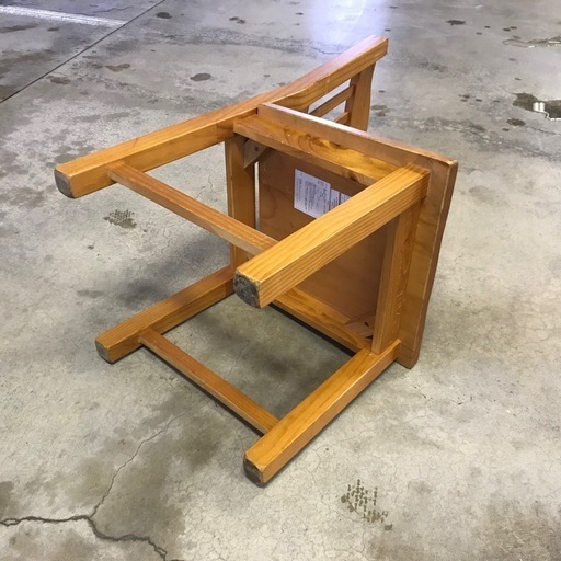 天然木いす　4脚