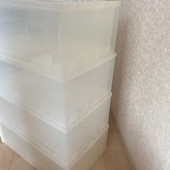無印良品　衣装ケース　4点セットの画像