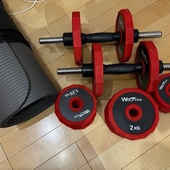 Amazon | Wolfyok ダンベルセット 可変式 スチール製 20/30/40kg