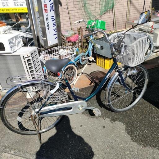 ブリヂストン 26インチ 自転車 タイヤ新品交換 動作確認済み