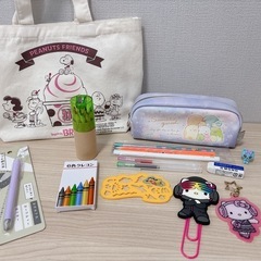 ✏️文房具いろいろset!!ペンケース、えんぴつ、色鉛筆、クレヨンなど