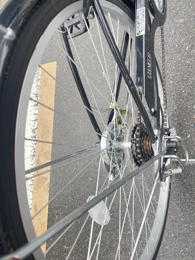 中古 自転車27ィンチ 6段変速： 