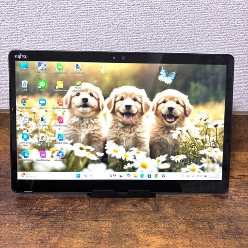 【超美品 タブレットPC】富士通 Q738/SE メモリ4GB SSD128GB Windows11 初期設定済み