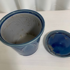 植木鉢 ブルー の画像