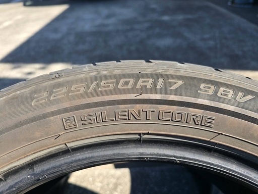 225/50R17 バリ溝2本セット