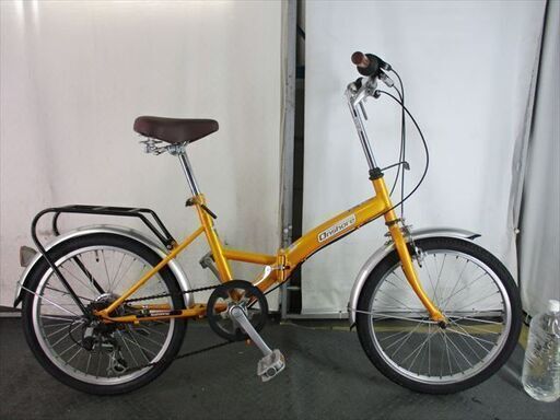 E87　★　9000円★　折りたたみ中古自転車【20インチ　オレンジ 】