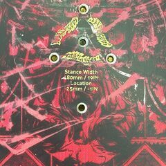 店頭引き渡し 中古 BURTON DEUCE バートン ボード 板 147 STANCE WIDTH 480mm 19IN LOCATION -25mm/-1INの画像