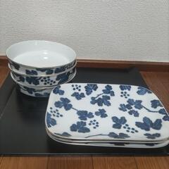 和食器深皿4枚　平皿3枚　セット