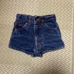 ミキハウスベビーデニムショートパンツ