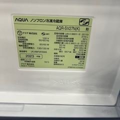 アクア　2023年製　自動製🧊機付きの画像
