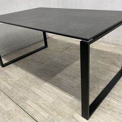 ニトリ ダイニングテーブル5点セット セーラル グレー/ダイニングチェアイジー ブルー ベージュ 幅150 中古家具 店頭引取歓迎 R9238の画像