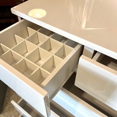 【武蔵小山店】  エナメルチェスト 衣装タンス 箪笥 整理箪笥 チェスト エナメル 白 ホワイト 整理タンスの画像