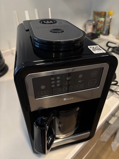 コーヒーメーカー　全自動　ミル付き　スマホ操作可能