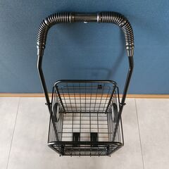 ショッピングカート　バスケット キャリー　カート　 折りたたみ　コンパクト　大容量　 四輪の画像