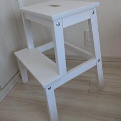 【お譲り先決定】IKEA　BEKVAM ステップスツール 　踏み台の画像