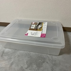 百均で購入した収納ケース（フタ付き）