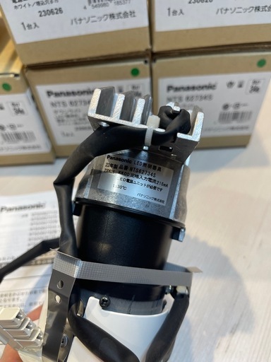 ❐［5個セット］PanasonicダウンライトLED電球色 小売 5台セット