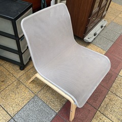 		 IKEAイージーチェアNOLMYRAグレー バーチ材突き板...