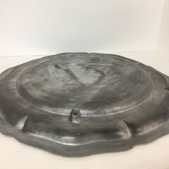 JME027K) ★大特価★ヨーロッパ輸入雑貨 飾り皿 アンティーク小物 重量：742g/材質不明 中古品【取りに来られる方限定】の画像