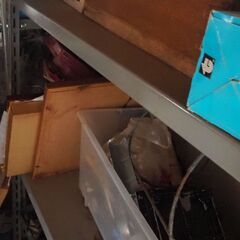 中量鉄骨棚、120x45x181，4段棚、重い物OKです、の画像