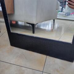 ★ジモティ割あり★  ミラー 黒 H152×D37×W44 クリーニング済み OJ8053の画像