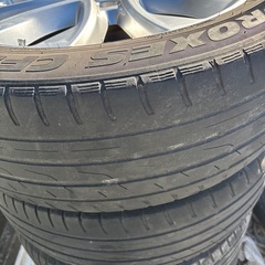 225/55R 19アルミホイールタイヤセットの画像