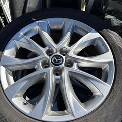 225/55R 19アルミホイールタイヤセットの画像