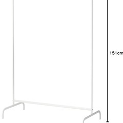 IKEA(イケア) MULIG 80179433 洋服ラック, ...
