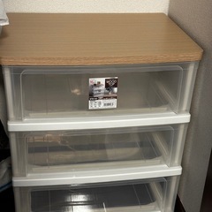 【美品】アイリス収納チェスト1個の画像