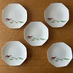 香蘭社　ヴィンテージ皿　5枚セット 
