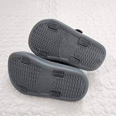 【新品】インスタ ベビー 子ども サンダル マジックテープ グレー 15.0cmの画像
