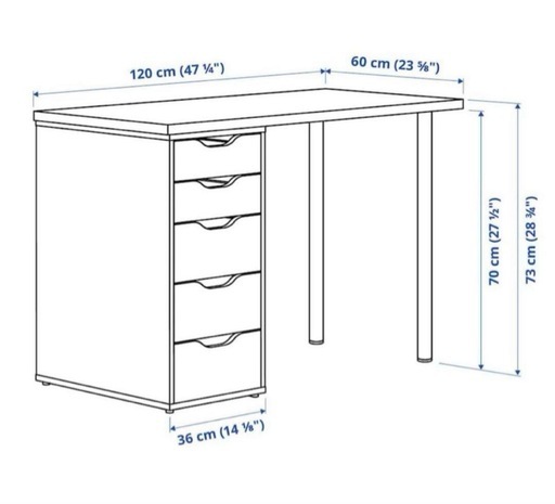 [3/1までの出品]IKEA ADILS デスク
