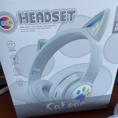 可愛い猫耳デザインワイアレスヘッドホンの画像