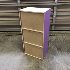 カラーボックス（紫）の画像