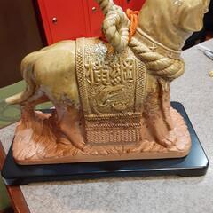 しがらき焼　干支　いぬの画像